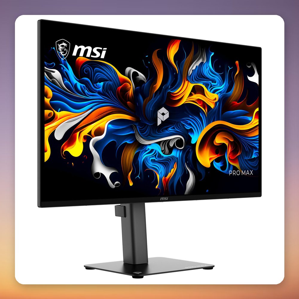 MSI PRO MAX 271UPX12G 26.5" 4K QD-OLED Monitor, 120 Hz, USB-C 98W