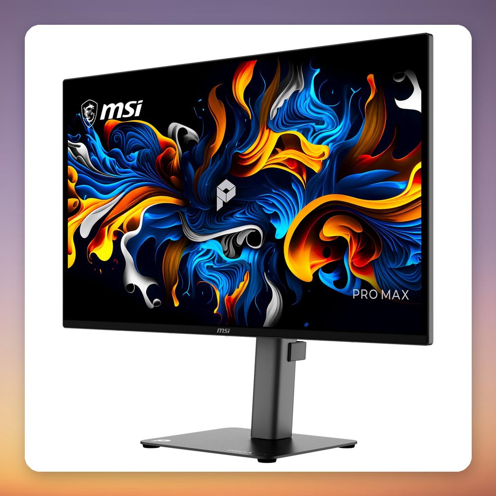 MSI PRO MAX 271UPX12G 26.5" 4K QD-OLED Monitor, 120 Hz, USB-C 98W – image 3