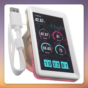 Corsair iCUE LINK 5-Inch LCD Screen Module, White, for TITAN II RX and TITAN RX AIO Coolers
