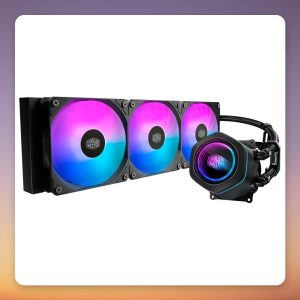 Cooler Master MasterLiquid Core Nex 360 ARGB 360 mm AIO Liquid Cooler, Black