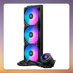 Cooler Master MasterLiquid Core Nex 360 ARGB 360 mm AIO Liquid Cooler, Black