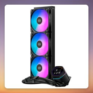 Cooler Master MasterLiquid Core Digital Nex 360 ARGB 360 mm AIO Liquid Cooler, Black