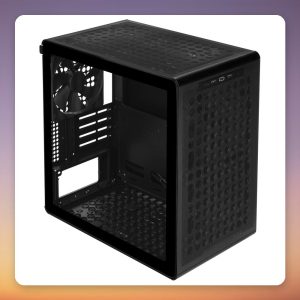 Cooler Master Q300L V3 Micro-ATX Mini-Tower Case, Black, Tempered Glass, Mesh Front