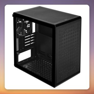 Cooler Master Q300L V3 Micro-ATX Mini-Tower Case, Black, Tempered Glass, Mesh Front