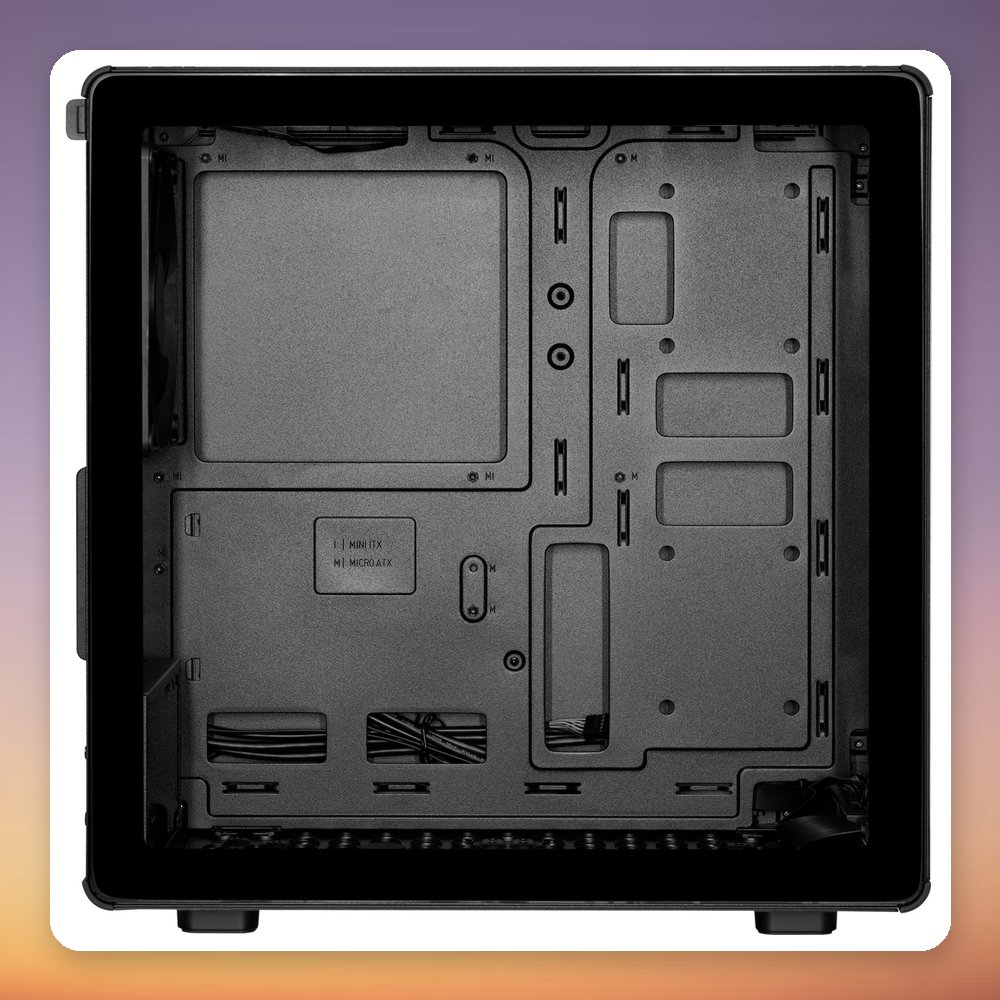Cooler Master Q300L V3 Micro-ATX Mini-Tower Case, Black, Tempered Glass, Mesh Front – image 6
