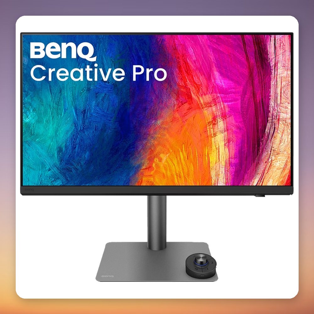 BenQ Creative Pro PD2732U 27" 4K IPS Monitor, Thunderbolt 4, 90W USB-C PD, KVM