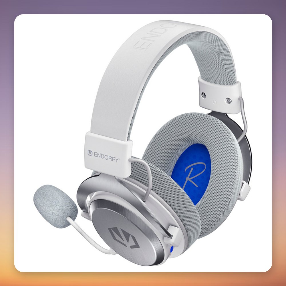 Endorfy Viro Infra Wireless Gaming Headset, Onyx White, 2.4 GHz/Bluetooth/USB-C/3.5 mm – image 6