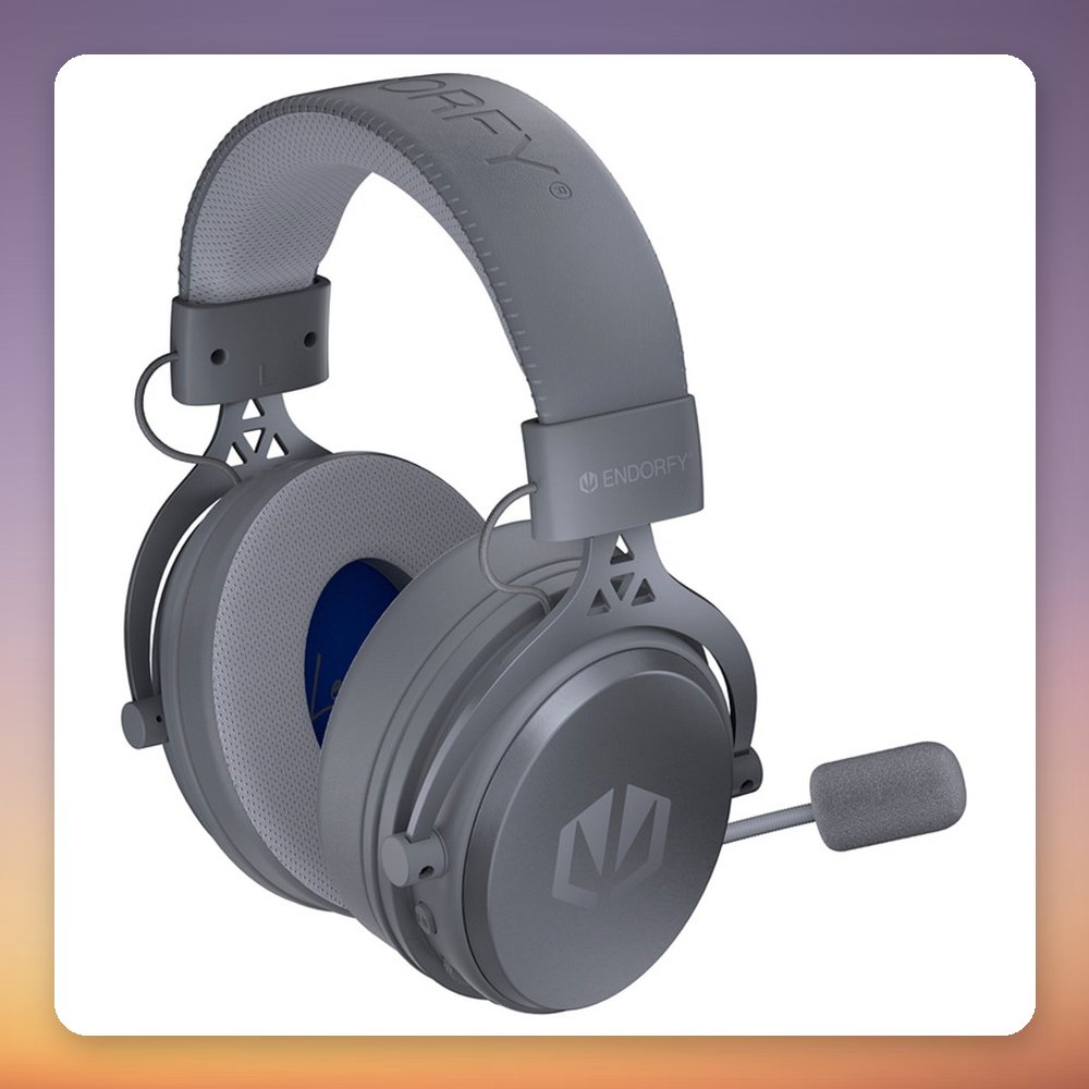ENDORFY VIRO Wireless Alt Gray Gaming Headset, 2.4 GHz USB Dongle + Bluetooth + 3.5 mm, ENC Mic – image 4