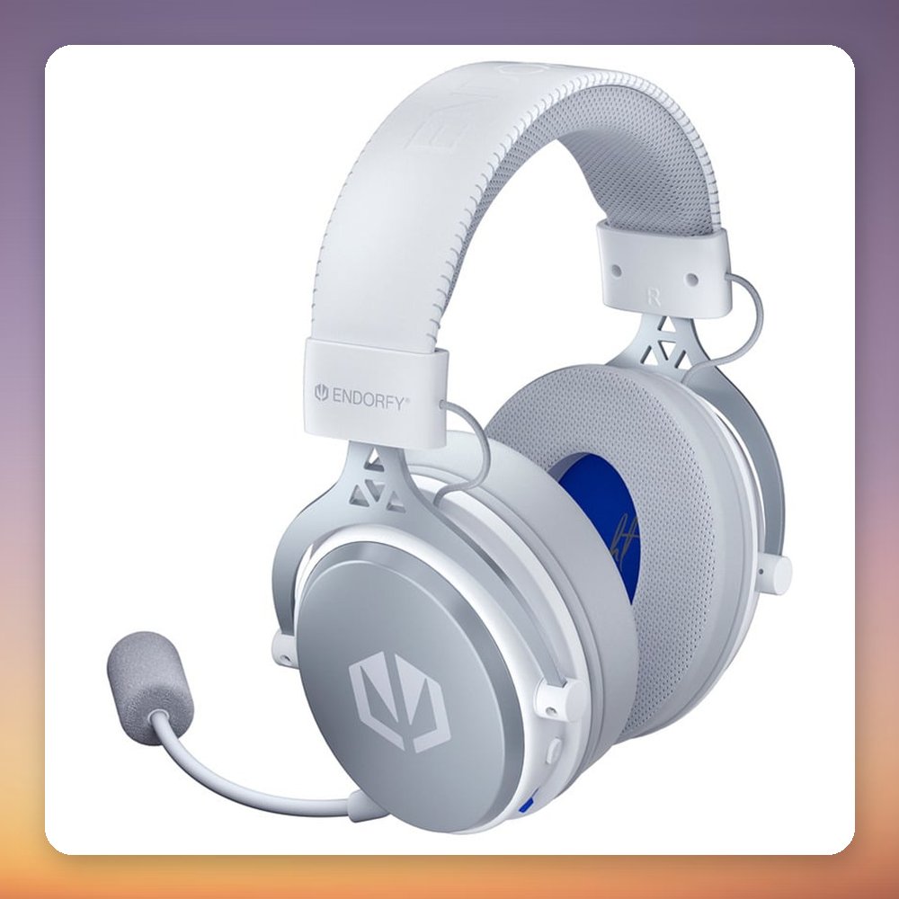 ENDORFY VIRO Wireless Onyx White Gaming Headset, 2.4 GHz + Bluetooth, 53 mm Drivers – image 6