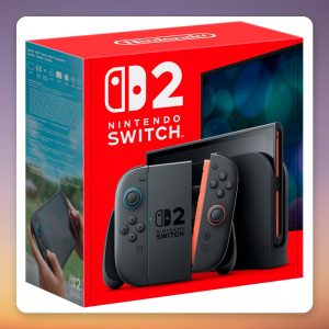 Nintendo Switch 2 Handheld Console, 256 GB, 7.9" 1080p 120 Hz Display, Black