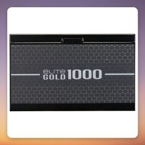 Cooler Master Elite Gold 1000 1000W 80 PLUS Gold ATX 3.1 PSU, Black
