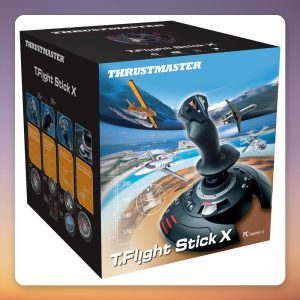 Thrustmaster T.Flight Stick X USB Flight Joystick, Black/Red, PC & PS3