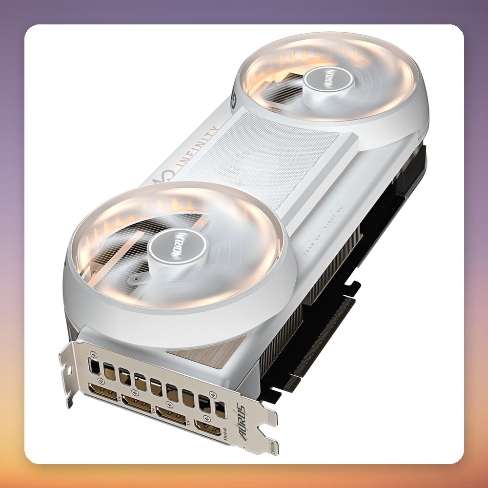 GigaByte AORUS GeForce RTX 5080 INFINITY WOOD 16 GB GDDR7 Graphics Card – image 4