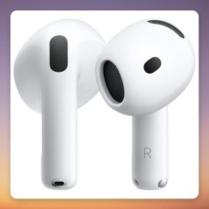 Apple AirPods 5 True Wireless Earbuds, Active Noise Cancelling, H2 Chip, USB-C Charging Case, White