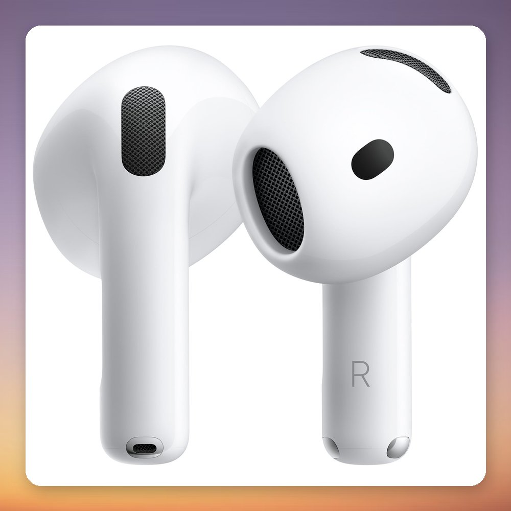 Apple AirPods 5 True Wireless Earbuds, Active Noise Cancelling, H2 Chip, USB-C Charging Case, White