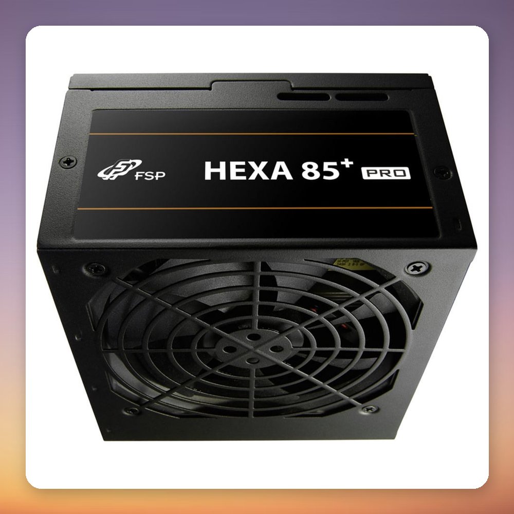 Fortron HEXA 85+ PRO 350W 80 PLUS Bronze ATX Non-Modular PSU, Black – image 5