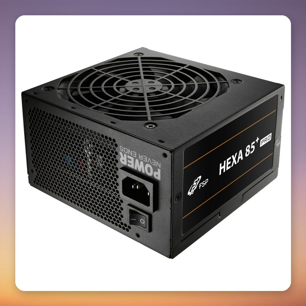 Fortron HEXA 85+ PRO 550W 80 PLUS Bronze ATX PSU, Black – image 2