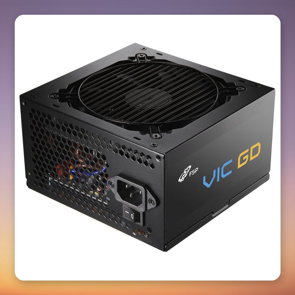 Fortron VIC GD 650W 80 PLUS Gold ATX 3.1 Non-Modular PSU, Black