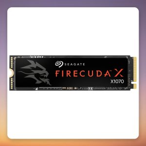 Seagate FireCuda X1070 1 TB PCIe 4.0 NVMe M.2 2280 SSD, Black