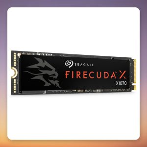 Seagate FireCuda X1070 1 TB PCIe 4.0 NVMe M.2 2280 SSD, Black