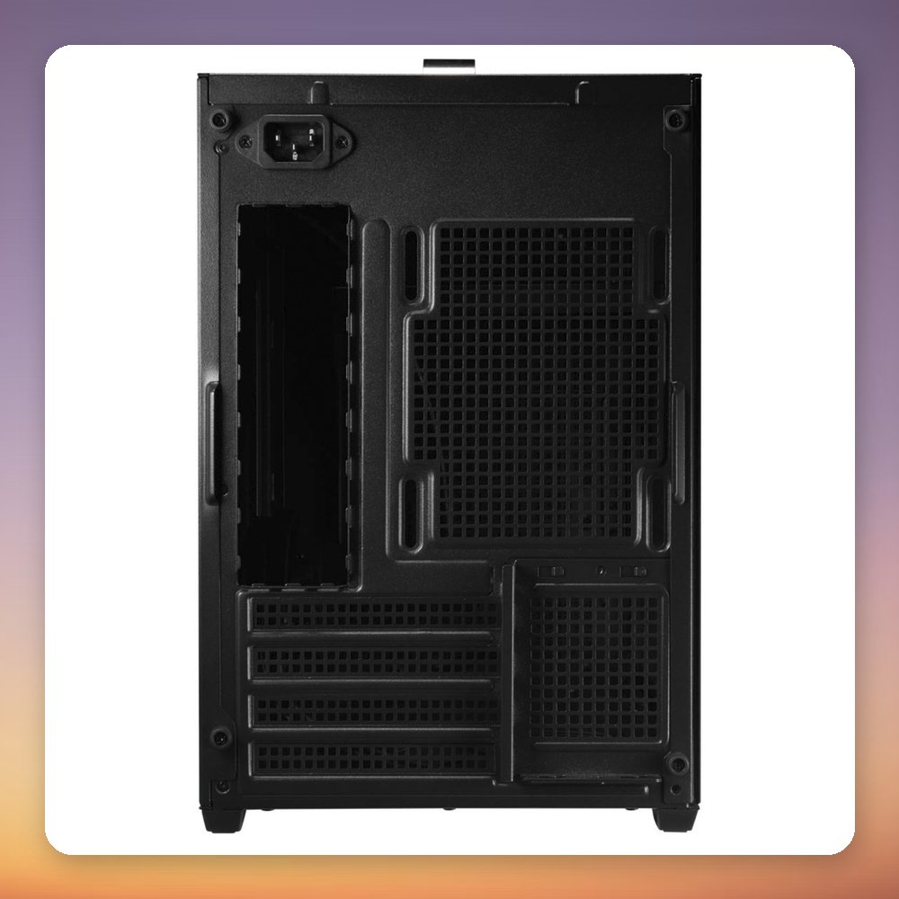 Fortron FSP S210 Mini Tower Case, mATX/Mini-ITX, Black, Tempered Glass
