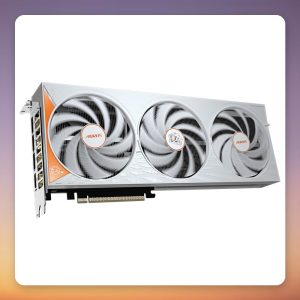 GigaByte GeForce RTX 5060 AORUS ARI 8G 8 GB GDDR7 Graphics Card, White, 3x DisplayPort, 1x HDMI