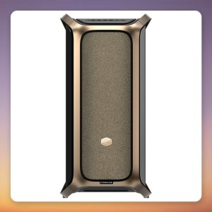 Cooler Master COSMOS Alpha Gold Big Tower Case, E-ATX, Tempered Glass, Gold/Black