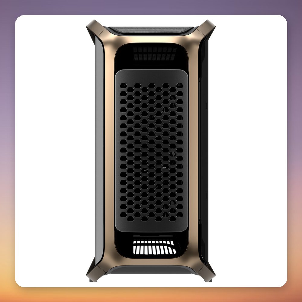 Cooler Master COSMOS Alpha Gold Big Tower Case, E-ATX, Tempered Glass, Gold/Black – image 6