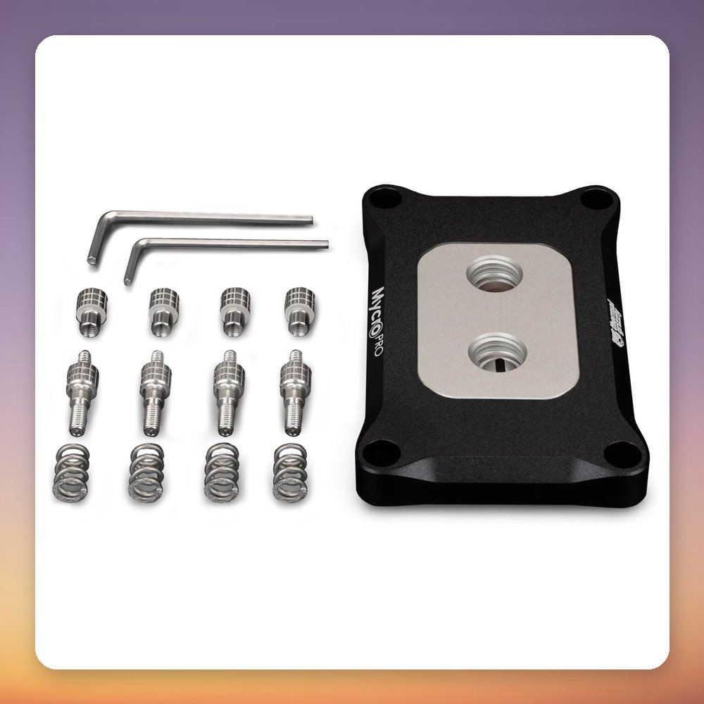 Thermal Grizzly Mycro Pro Stainless Steel AMD AM4/AM5 CPU Water Block, Black/Silver – image 4