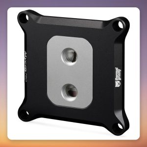 Thermal Grizzly Mycro Pro Stainless Steel CPU Water Block, Intel LGA1700/1851/1954, Black/Silver