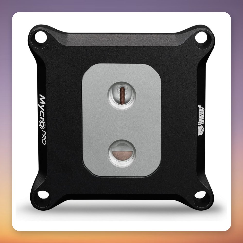 Thermal Grizzly Mycro Pro Stainless Steel CPU Water Block, Intel LGA1700/1851/1954, Black/Silver – image 2
