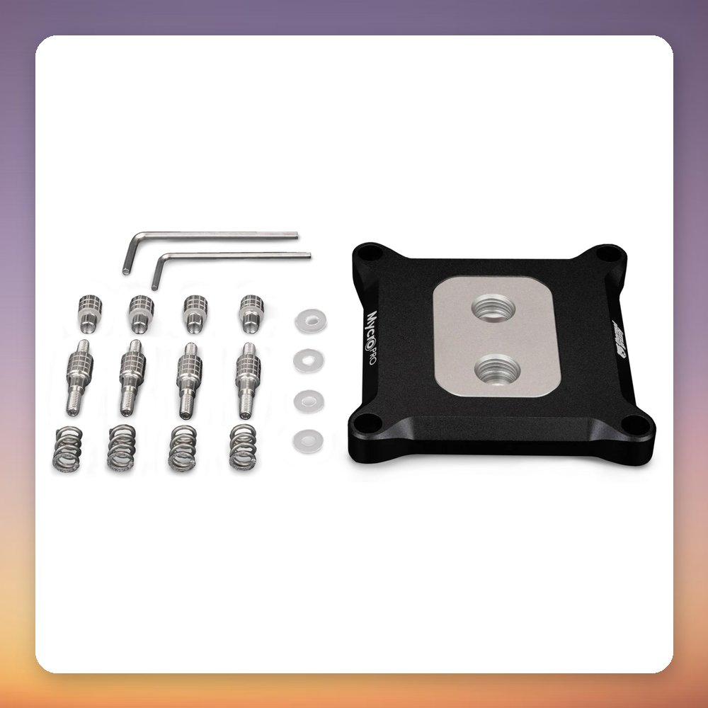 Thermal Grizzly Mycro Pro Stainless Steel CPU Water Block, Intel LGA1700/1851/1954, Black/Silver – image 5