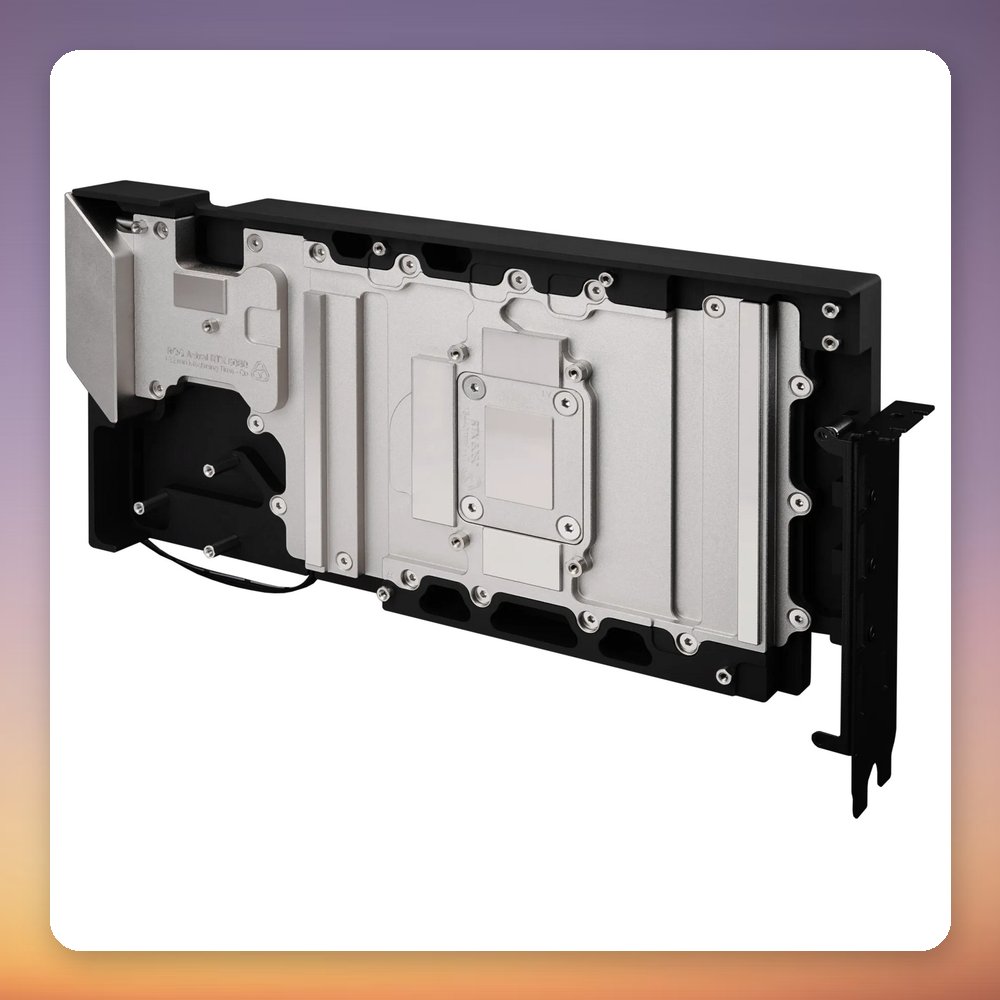 Thermal Grizzly DeltaMate GPU Water Block for ASUS ROG Astral RTX 5080, Black/Silver – image 4
