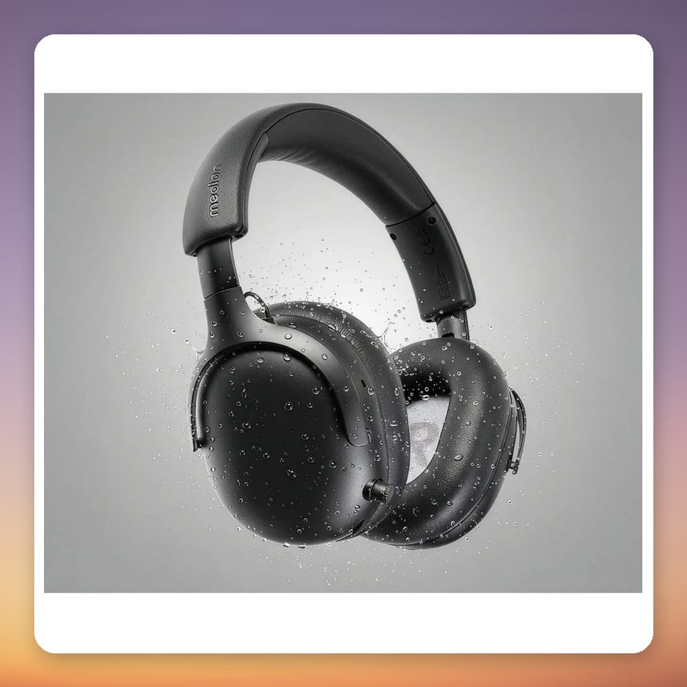 Medion Life HX1-Pure Over-Ear Bluetooth 5.4 Headphones, 100 Hours Battery, Black – image 4