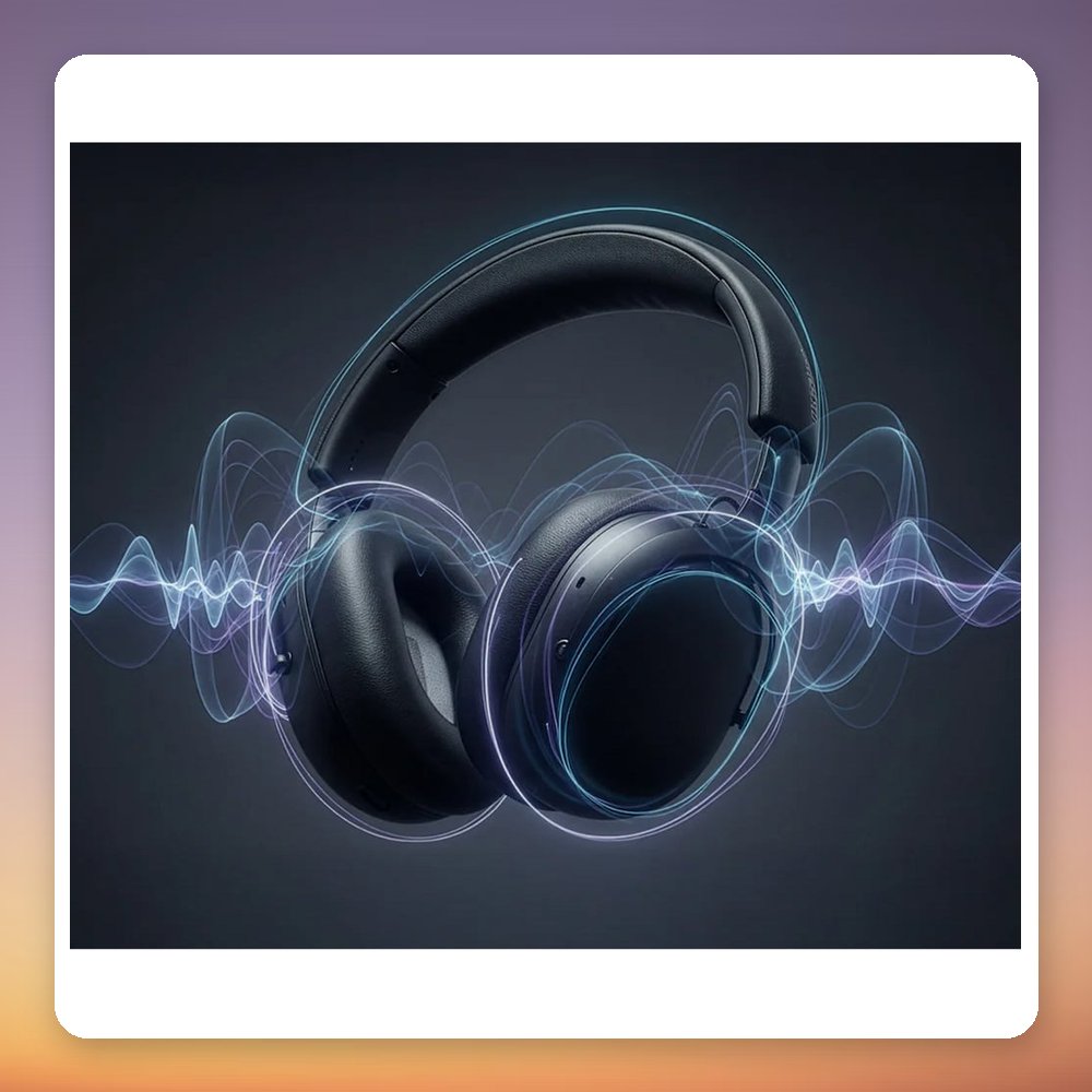 Medion Life HX1-Pure Over-Ear Bluetooth 5.4 Headphones, 100 Hours Battery, Black – image 5