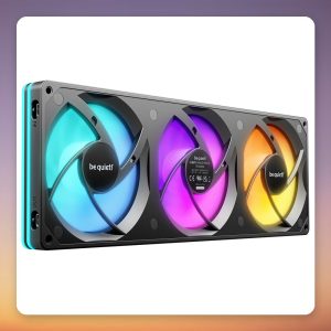 be quiet! Light Wings Pro IO 360 mm Reverse ARGB Triple Fan, Black, Single Frame