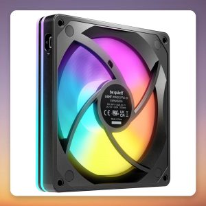 be quiet! Light Wings Pro IO 140 mm Expansion Fan, Black, ARGB, 2000 RPM
