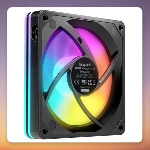 be quiet! Light Wings Pro IO 120mm Expansion ARGB Fan, Black, Single Pack