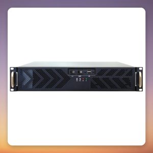 Chieftec UNC-210T-B-U3-OP 2U Rack Server Case, ATX, Black, 400 W PSU