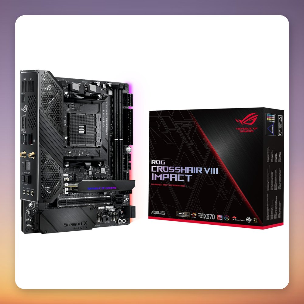 Asus ROG Crosshair VIII Impact AMD X570 AM4 Mini-DTX Motherboard