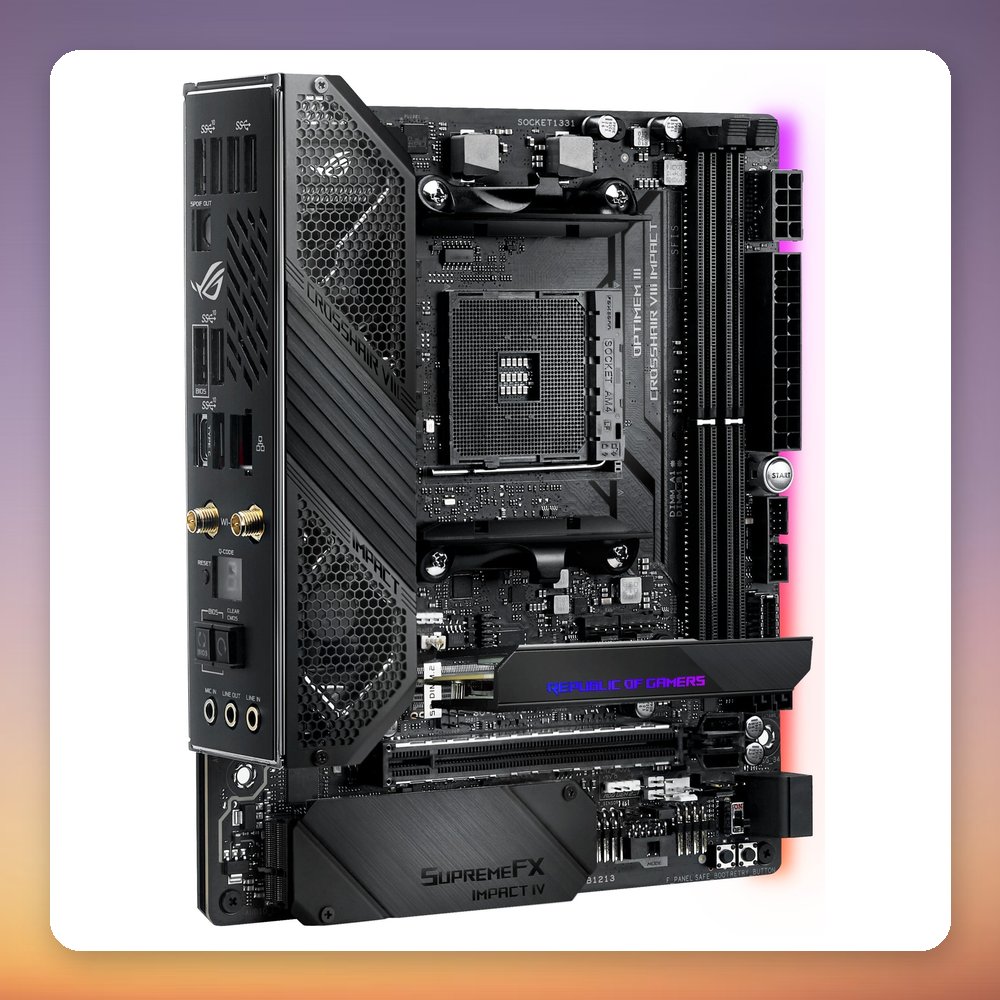 Asus ROG Crosshair VIII Impact AMD X570 AM4 Mini-DTX Motherboard – image 2