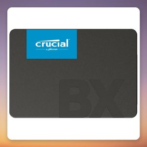Crucial BX500 2 TB SATA SSD, 2.5″, 540 MB/s Read, 720 TBW