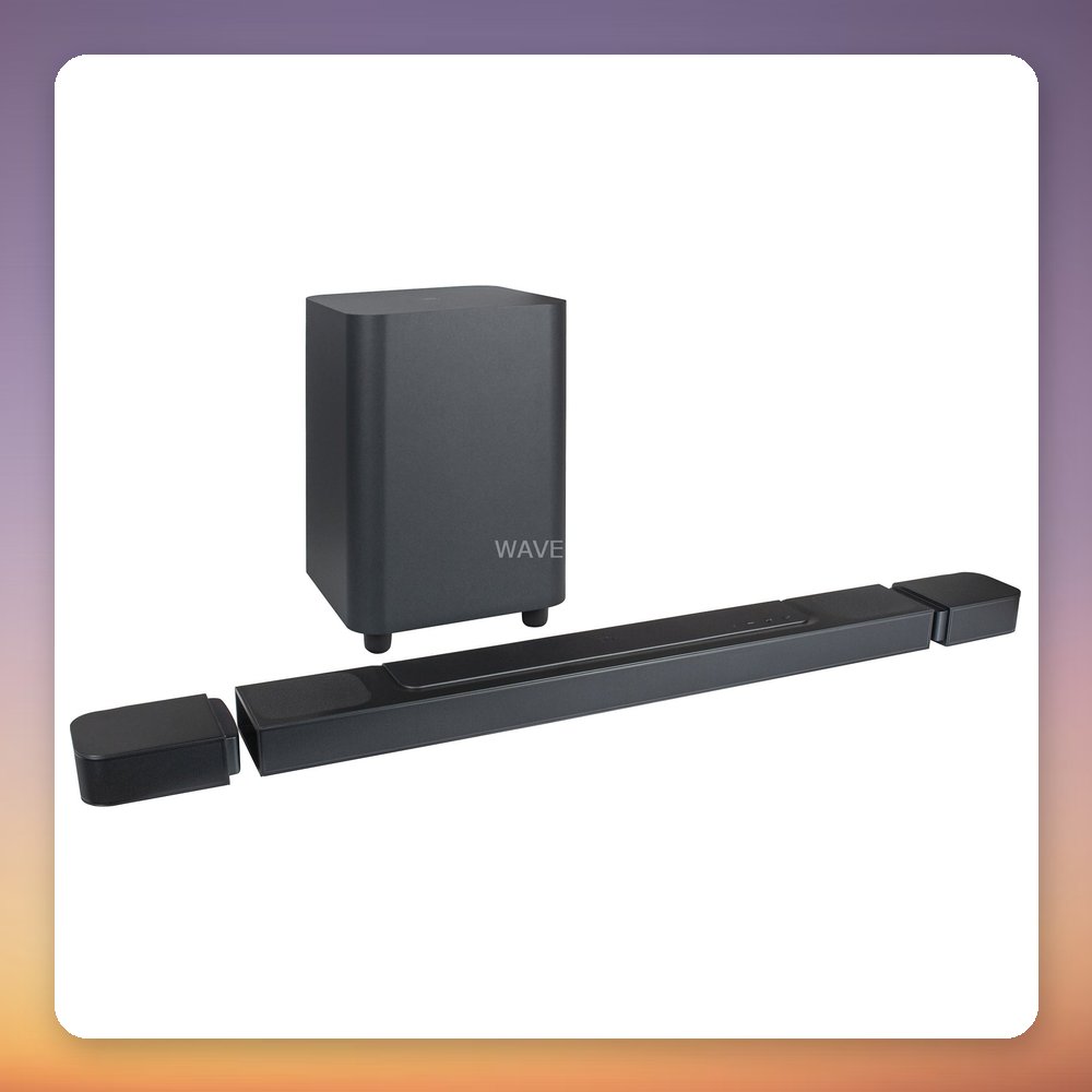 JBL Bar 800 5.1.2 Dolby Atmos Soundbar with Wireless 10" Subwoofer, Black