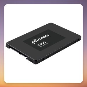 Micron 5400 PRO 3840 GB SATA 6Gb/s 2.5" Enterprise SSD, Black