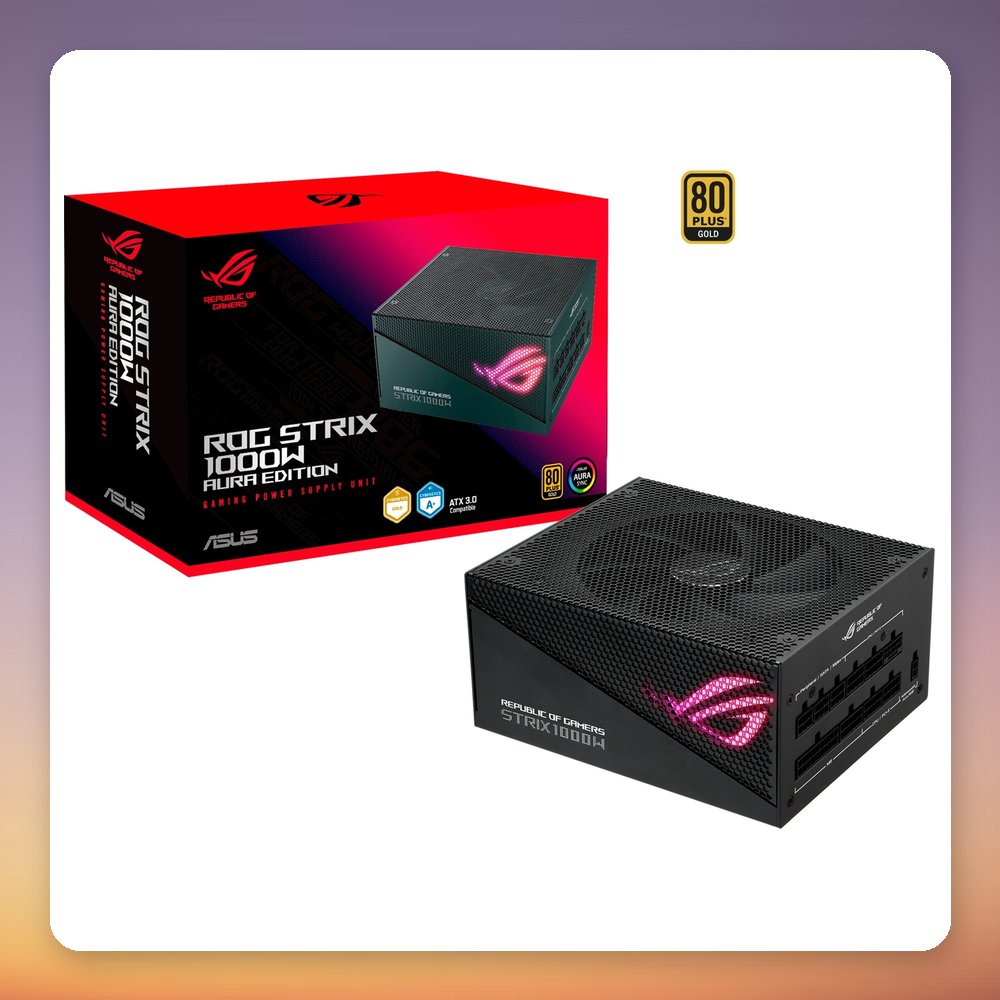 Asus ROG Strix 1000W Gold Aura Edition 1000W 80 PLUS Gold Fully Modular PSU