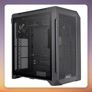 Thermaltake CTE C700 Air E-ATX Mid Tower Case, Black, Tempered Glass