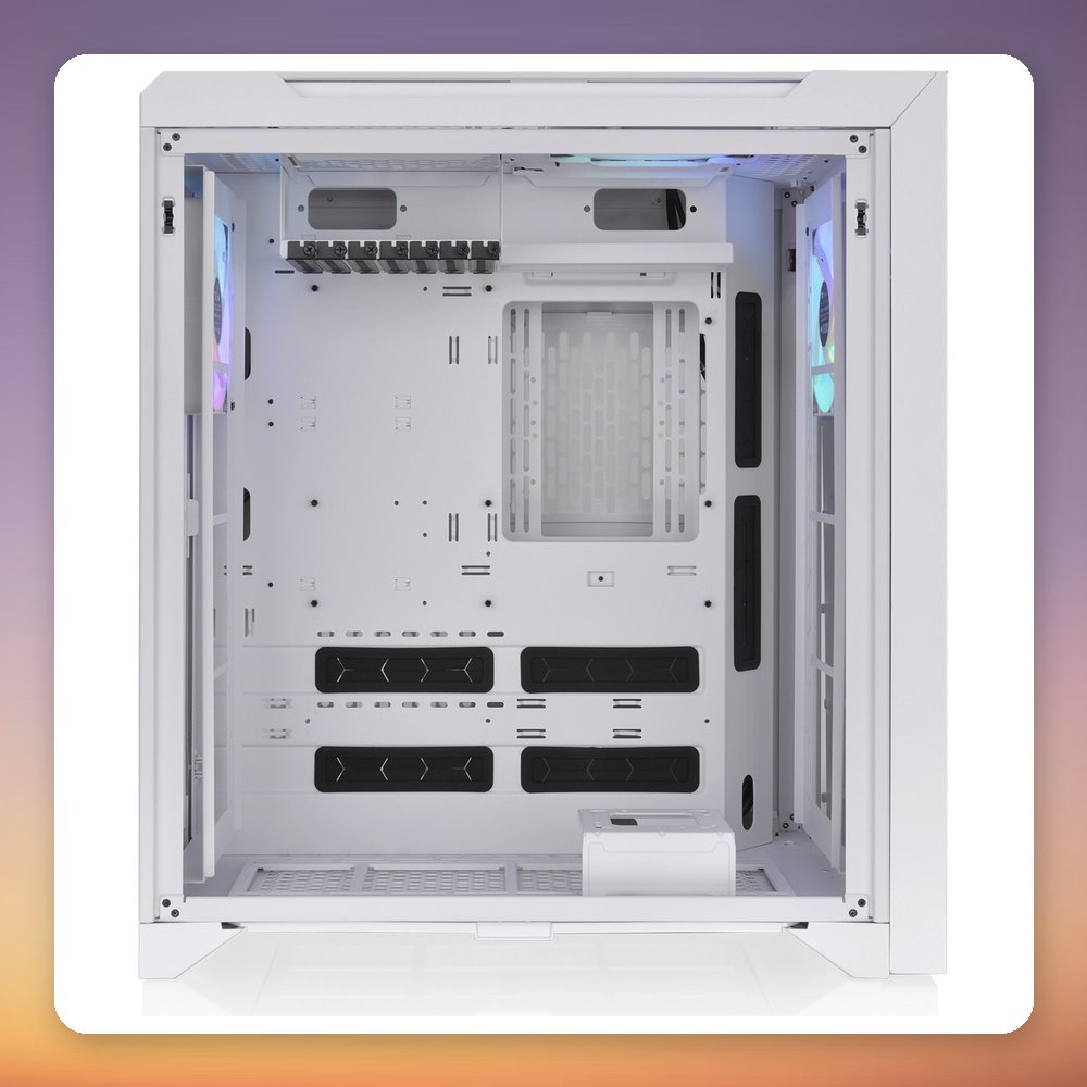 Thermaltake CTE C700 TG ARGB E-ATX Mid-Tower Case, Snow White, Tempered Glass – image 5