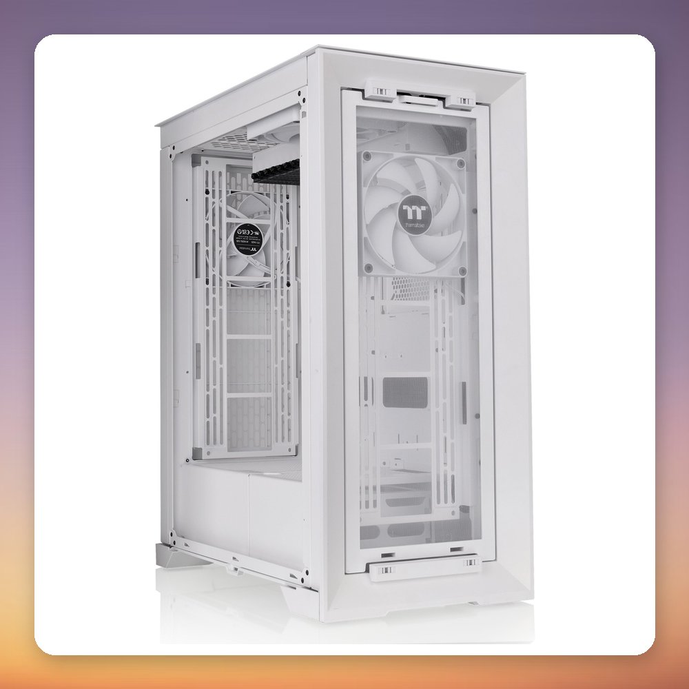 Thermaltake CTE T500 Air Snow E-ATX Full Tower Case, White, Tempered Glass – image 3