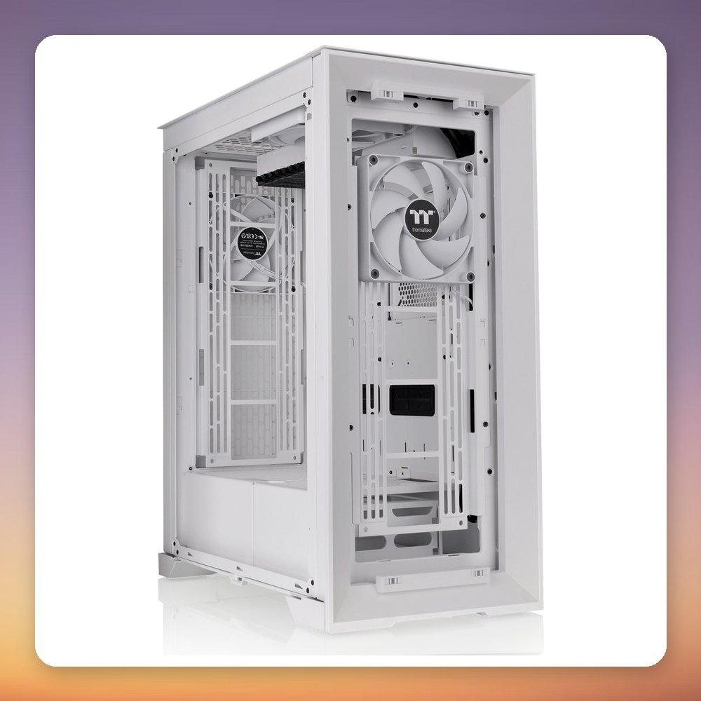 Thermaltake CTE T500 Air Snow E-ATX Full Tower Case, White, Tempered Glass – image 4