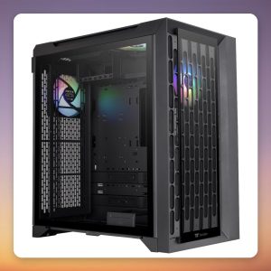 Thermaltake CTE C700 TG ARGB E-ATX Mid-Tower Case, Black, Tempered Glass